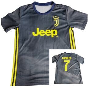 JEEP Ronaldo 7 Juventus Jersey Soccer Shirt Size EU 26 US Men's S 1348